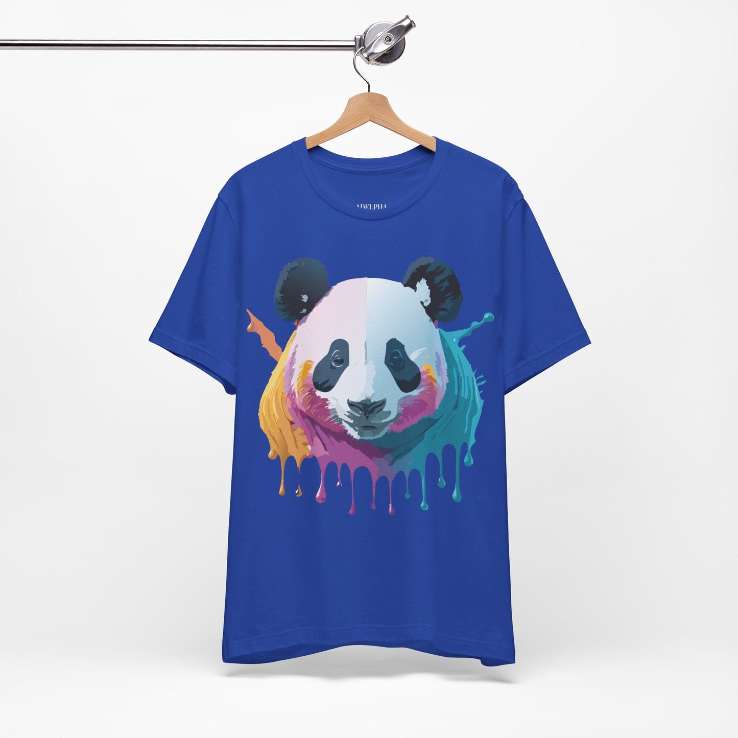 Adelpha Panda Graphic Tee Unisex Vintage Inspired Art Design Short Sleeve Shirt Edition