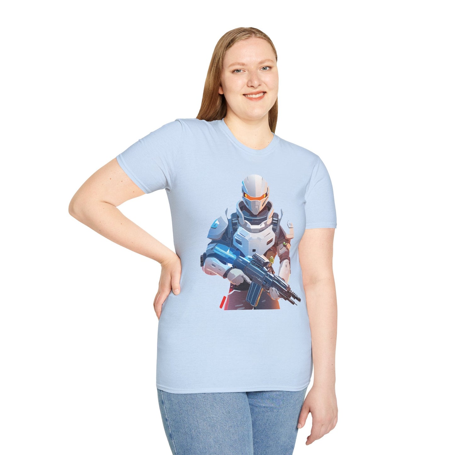 Robocop T Shirt Unisex Softstyle Ring Spun Cotton Tee With Robocop Art Design Premium Comfort