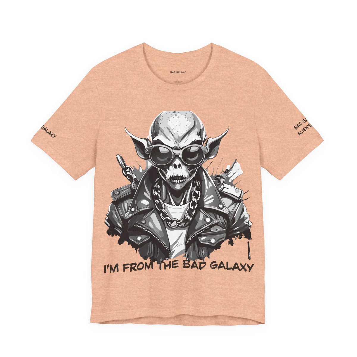Alien Graphic Unisex Cotton Bella+Canvas Tee with Art Design b60