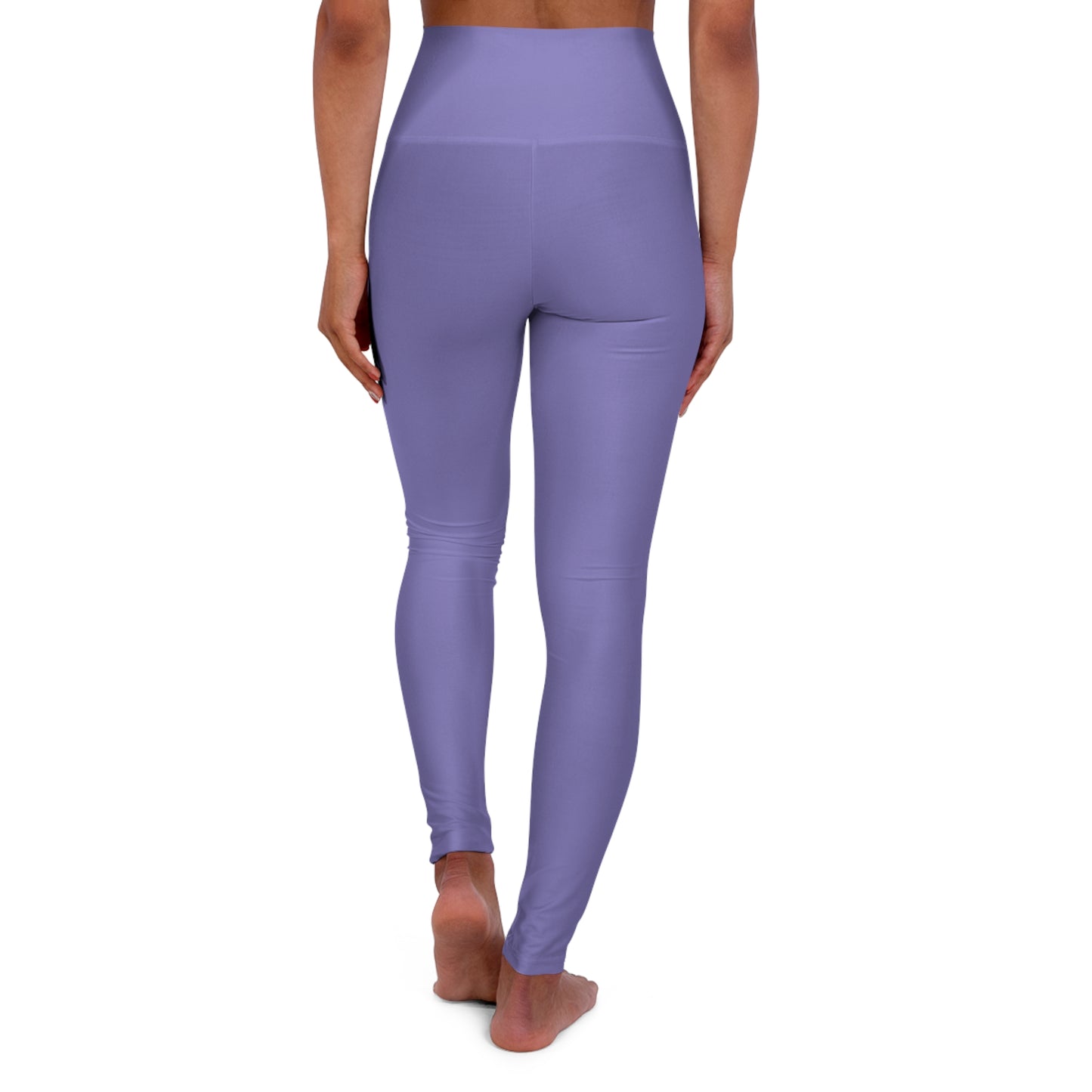 Night Lilac Color High-Waist Yoga Leggings Women's Seamless Poly-Span Stretchy Pants XS-2XL