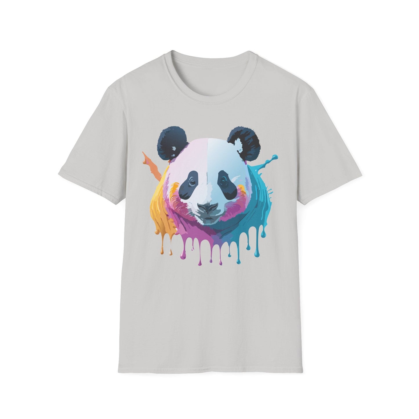 Panda Shirt Unisex T Shirt Softstyle Gildan 64000 100 Percent Ring Spun Cotton Animal Tee