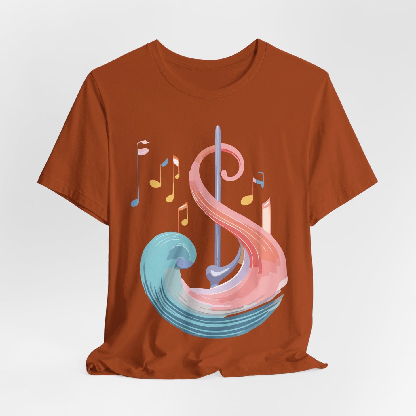 Music T Shirt Graphic Tee Unisex Short Sleeve Adelpha Vintage Inspired Artwork Art Design