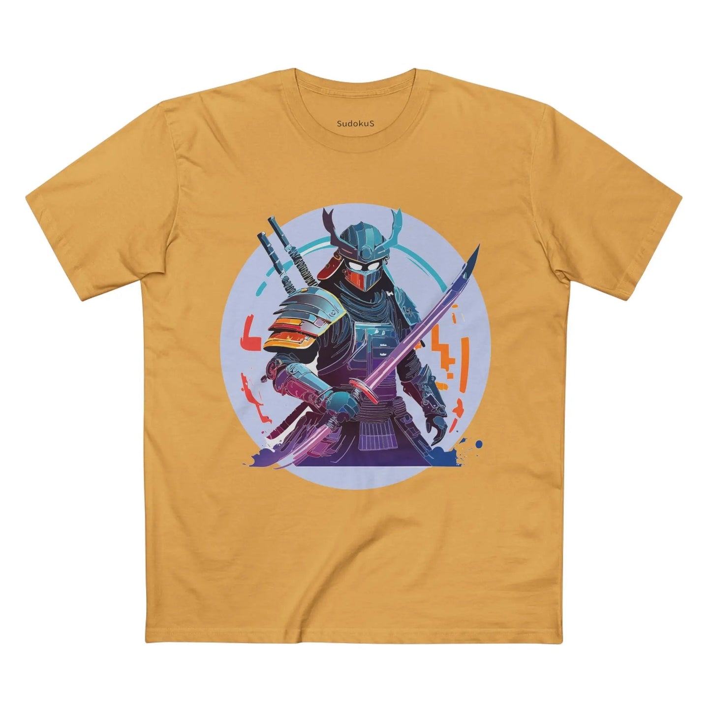 Samurai Graphic Unisex 100 Cotton Staple Tee 5