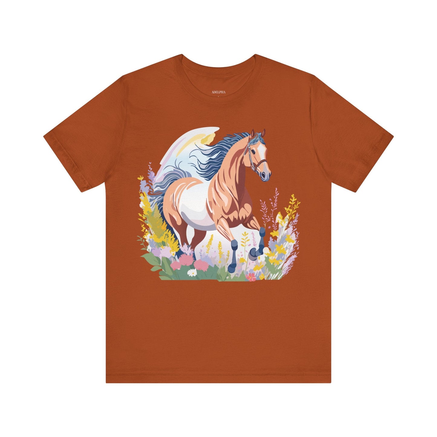 Horse Graphic Unisex 100 Cotton Vintage Animal Art T-Shirt 4