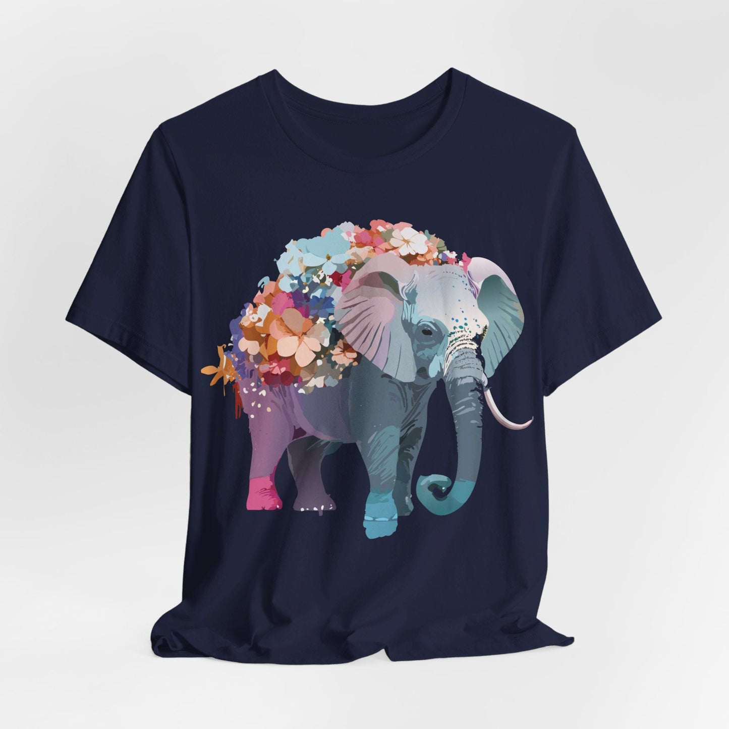Elephant Graphic T Shirt Unisex Vintage Inspired Adelpha Artwork Short Sleeve Tee