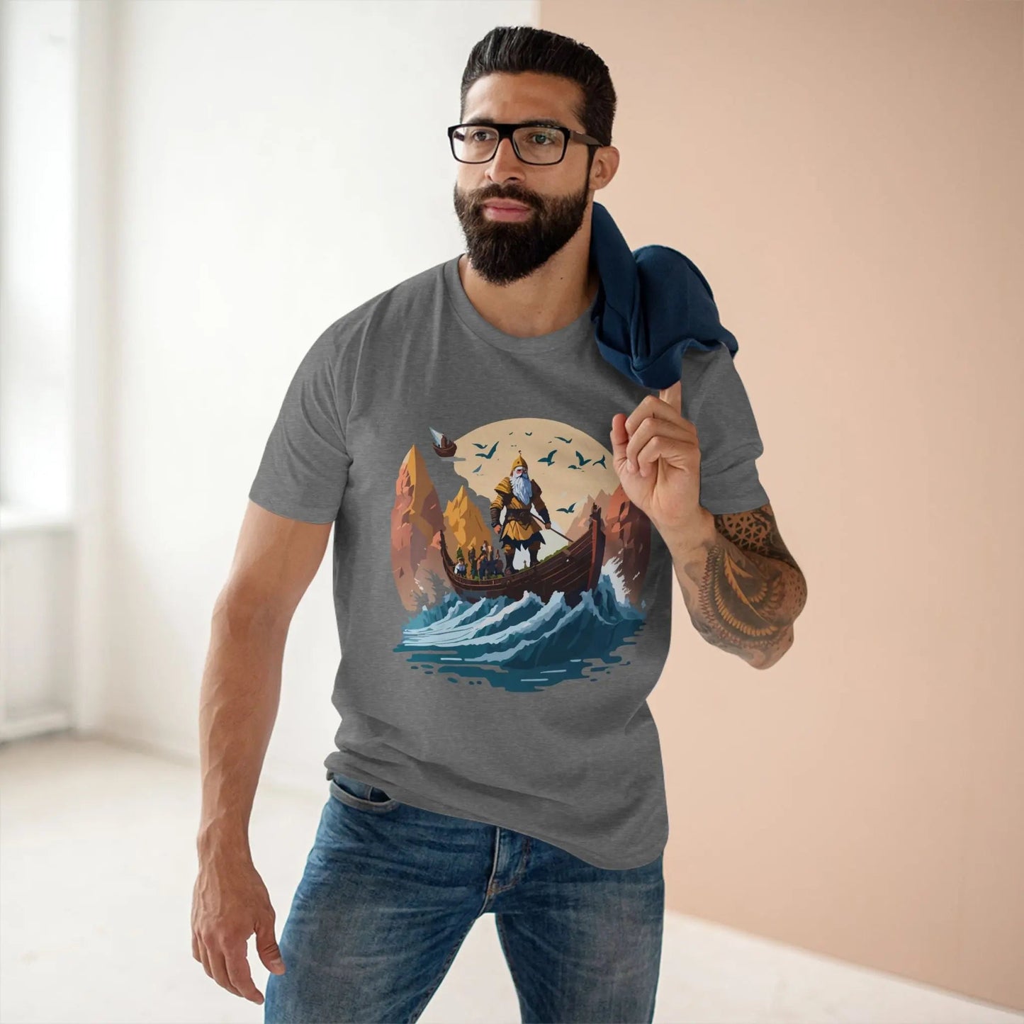 Viking Graphic Unisex 100 Cotton Staple Tee 31