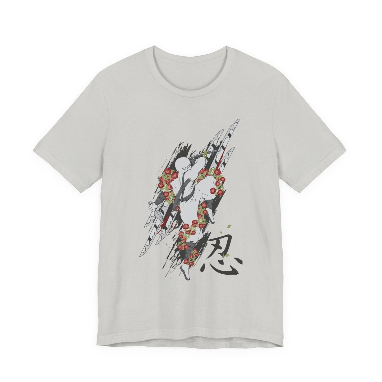 Ninja Samurai Artwork Graphic Unisex Cotton T-Shirt r5