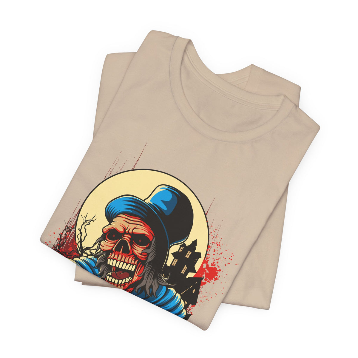 Skull Graphic Design Tee, Skull Shirt, Vintage Tees, Art Design T-Shirt, Graphic Tee, Art Shirts - 1