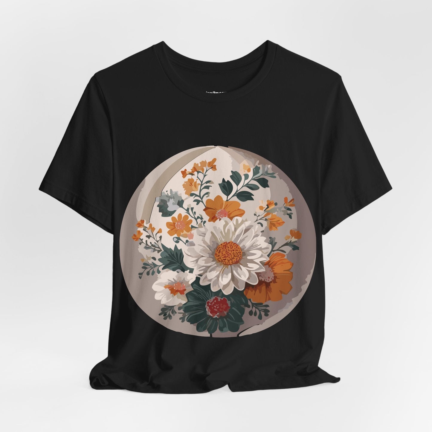 Retro2Nova Floral Shirt Unisex Jersey Short Sleeve Tee From Flowers Collection Free Shipping