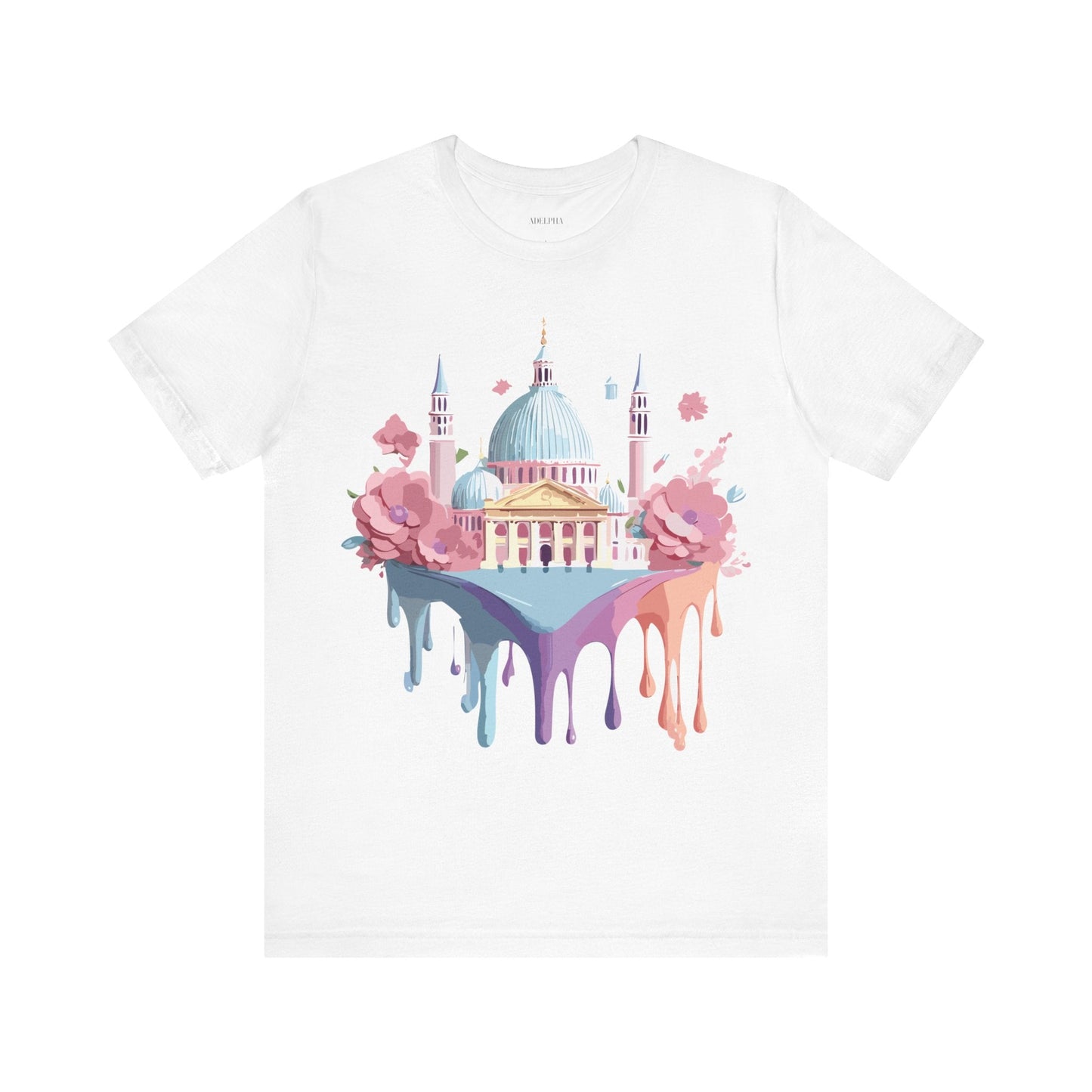 Venice Tourist Graphic Tee Unisex Vintage Inspired Artwork Short Sleeve
