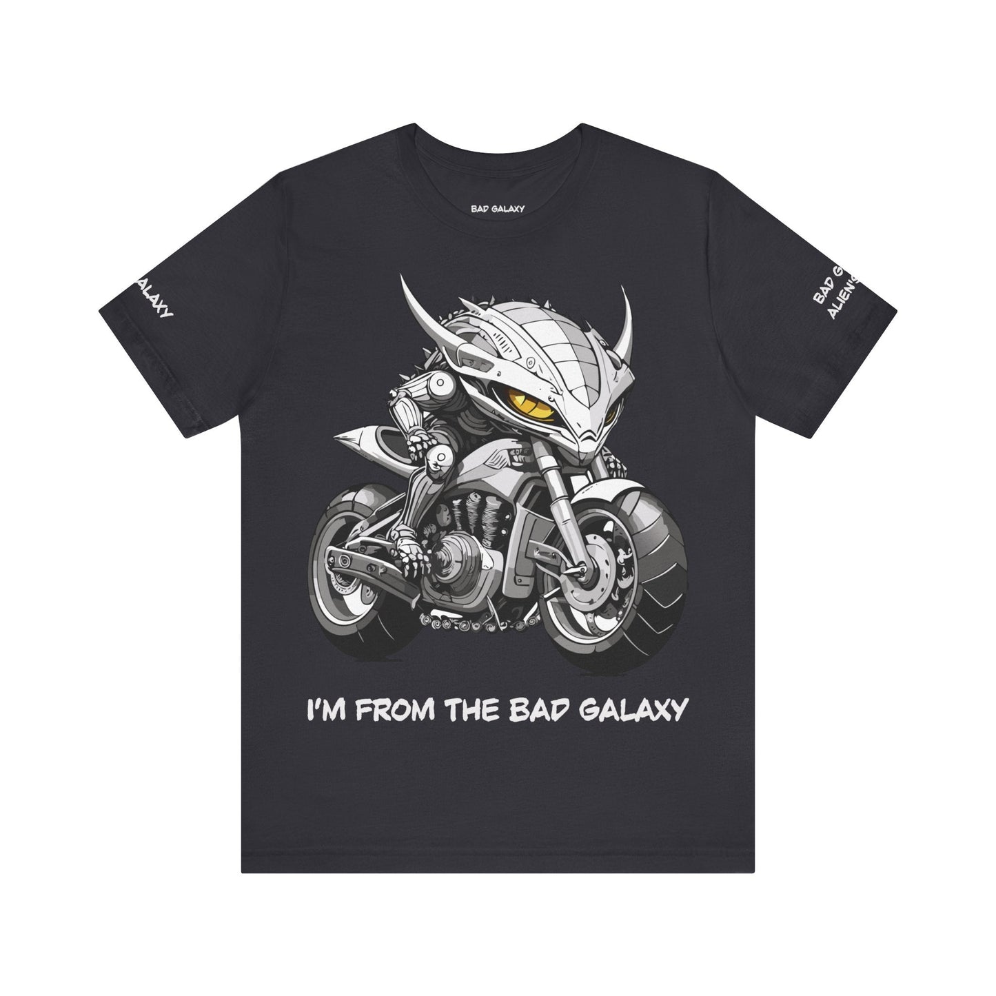 Alien Tee Shirt From Bad Galaxy 100 Percent Cotton Eco Friendly Inks Made In USA