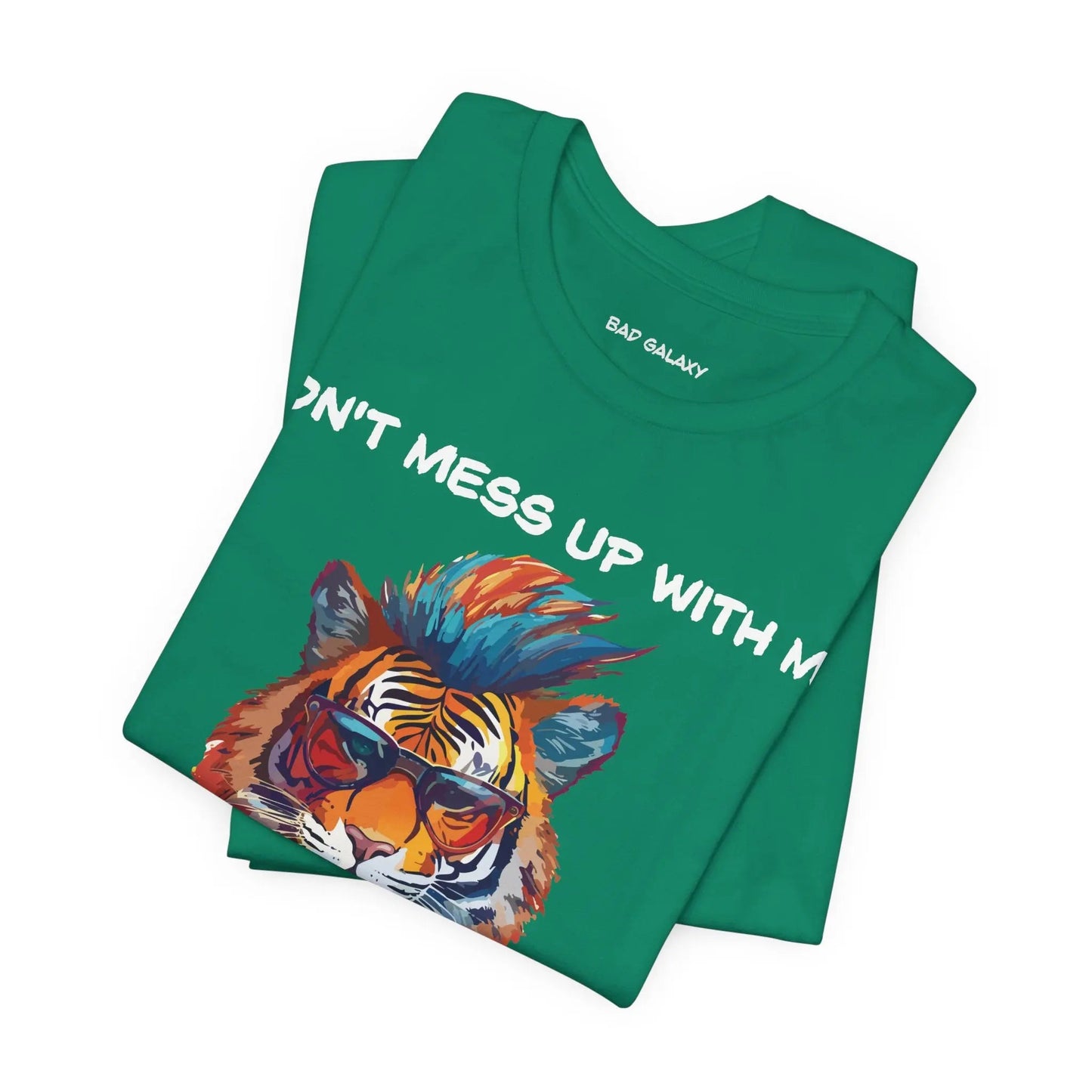 Animal T Shirt Bad Galaxy Made To Order Cotton Tee With Eco Friendly Inks Free Shipping USA