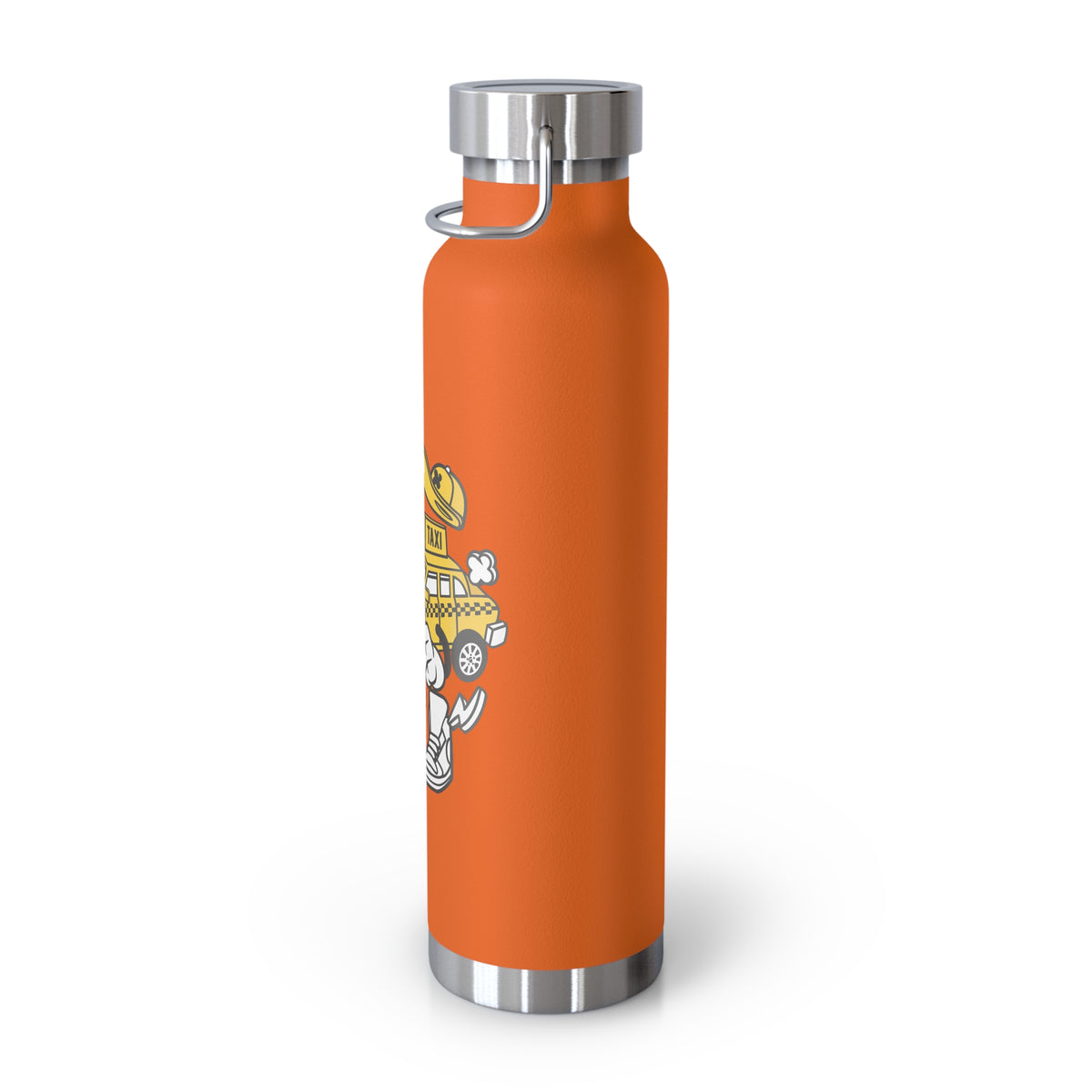 22oz Copper Insulated Water Bottle with Cartoon Design - CV37