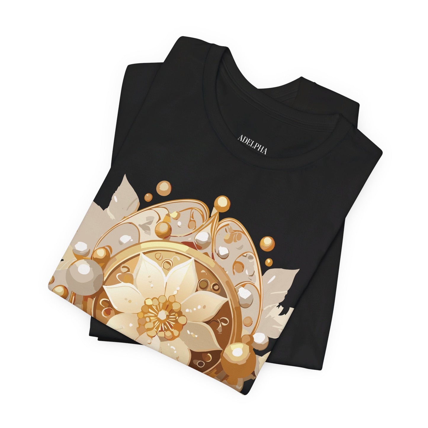 Jewelry Graphic Unisex 100 Cotton Vintage Treasure Art T-Shirt 47