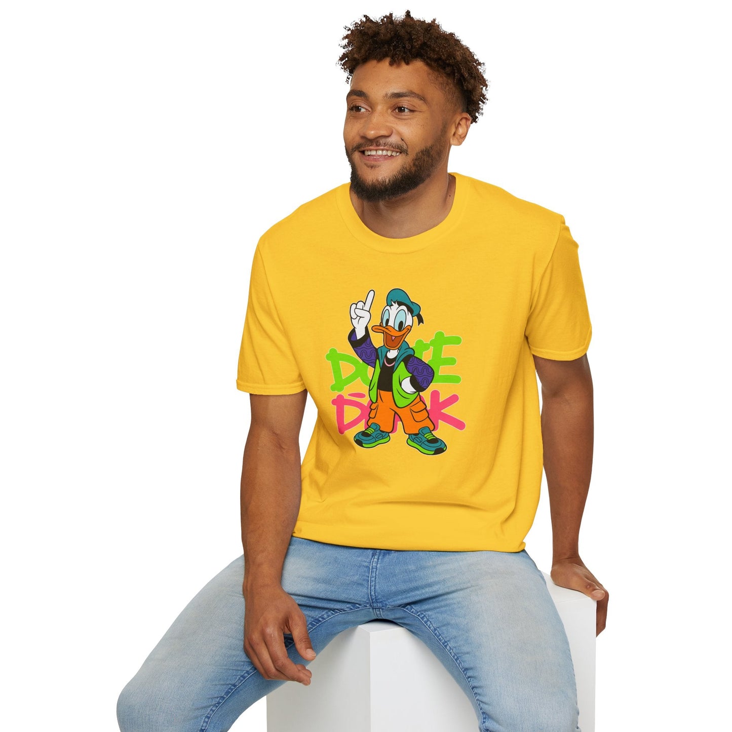 Unisex Cartoon T Shirt Animation Graphic Tee Funny Animals Softstyle 100 Percent Ring Spun Cotton