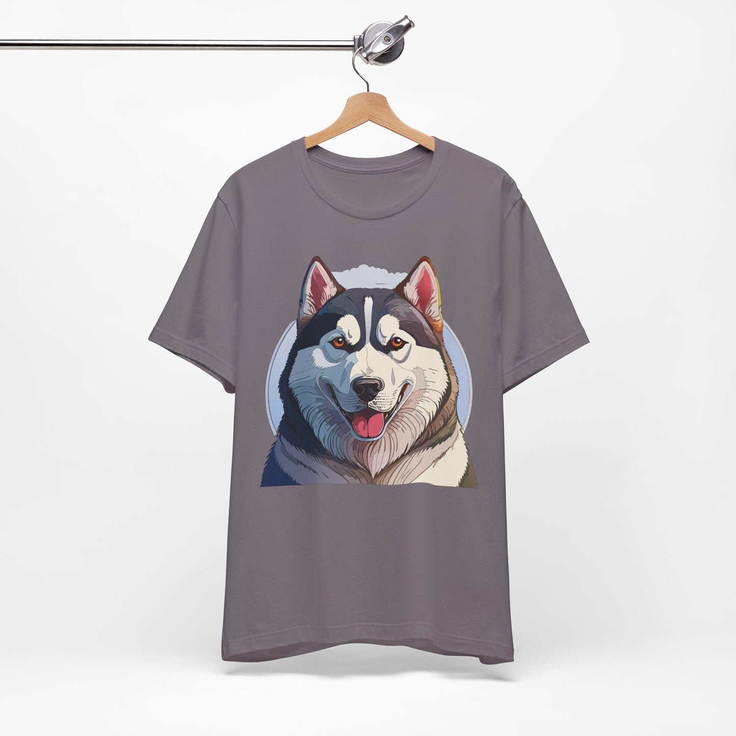 Unisex Animal Shirt Art Design Tee With Wild Animals Graphic Print Short Sleeve Style