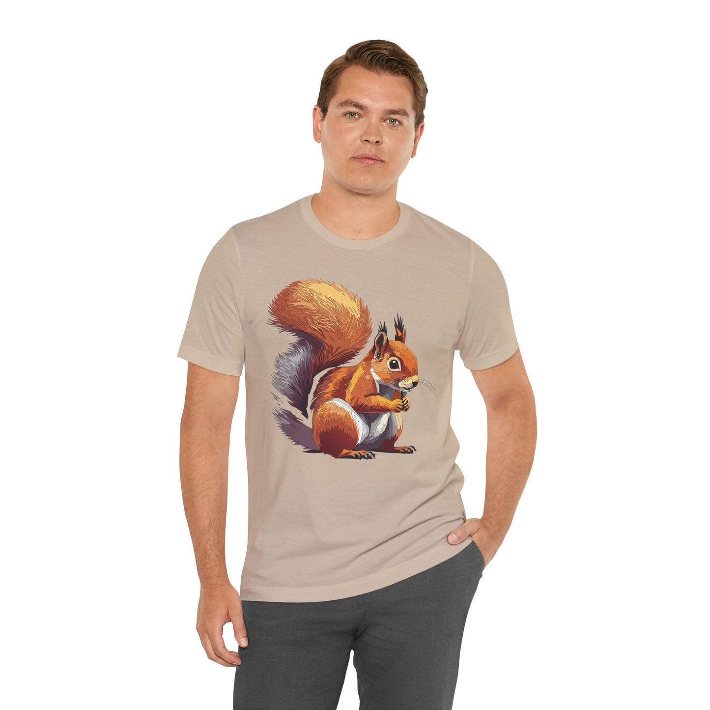 Unisex Animal Shirt Art Design Tee Shirt With Wild Animals Gildan Softstyle 64000 Cotton
