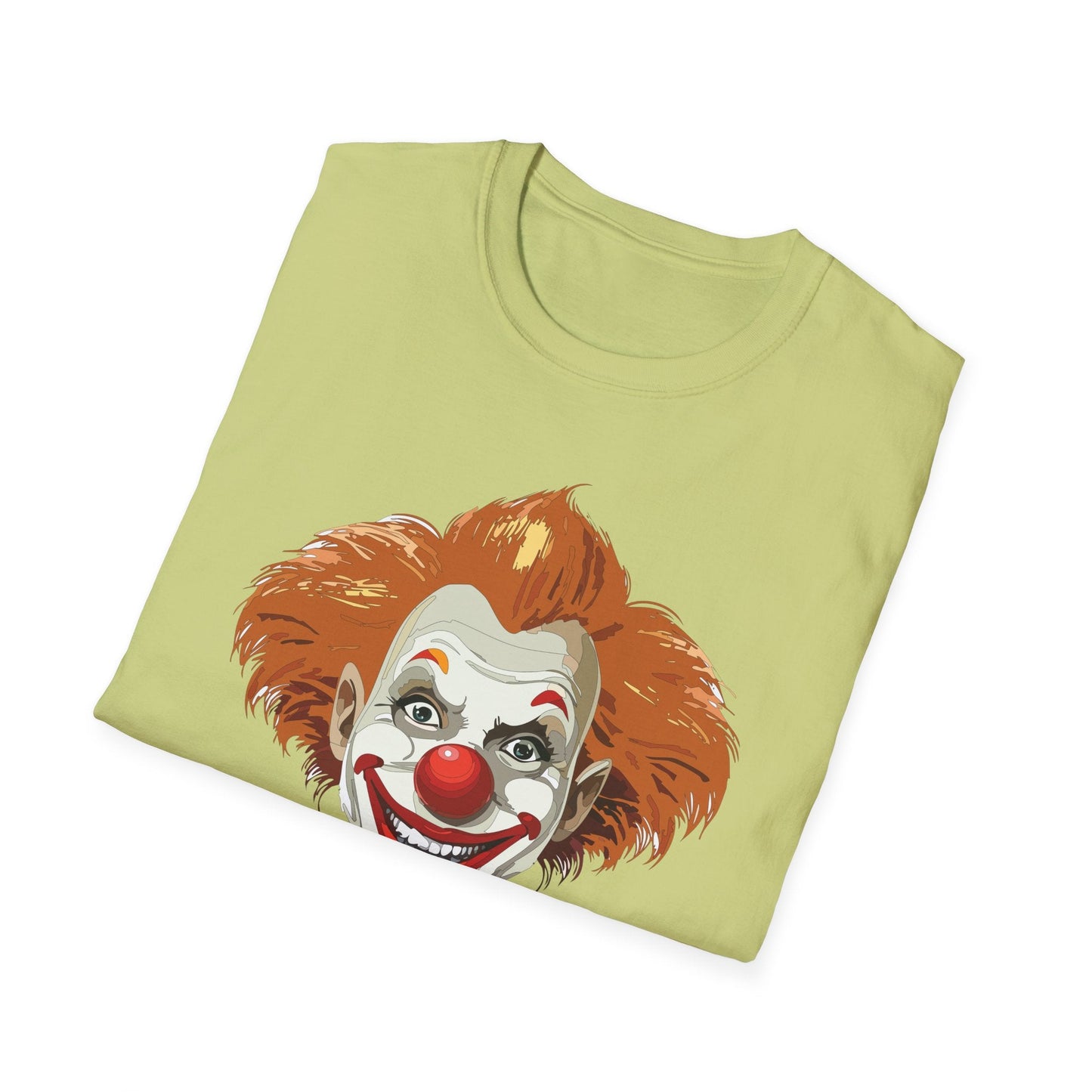 Clown Shirt Unisex Funny Man Circus Tee Softstyle Gildan 64000 Short Sleeve Shirt Premium