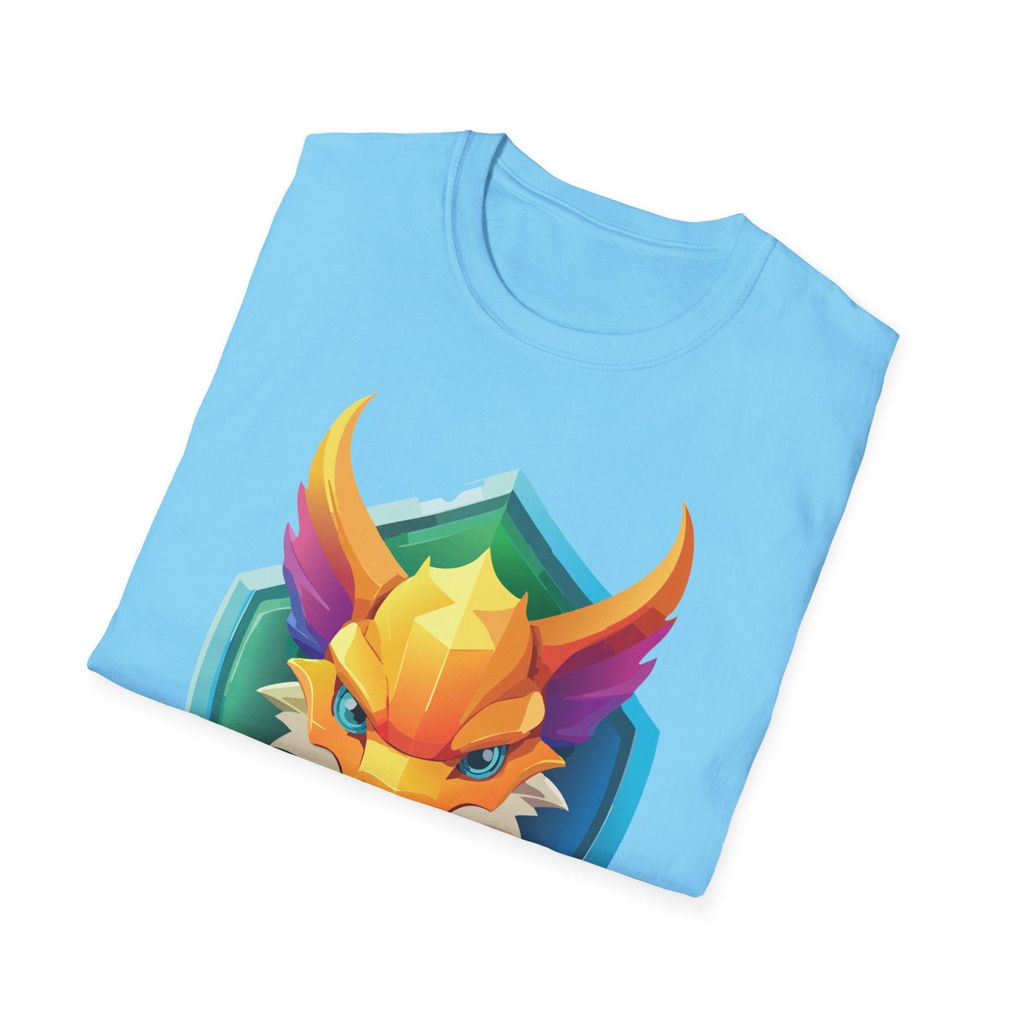 Dragon T Shirt Unisex Dragon Graphic Tee With Animal Design Soft Cotton Gildan Softstyle 64000