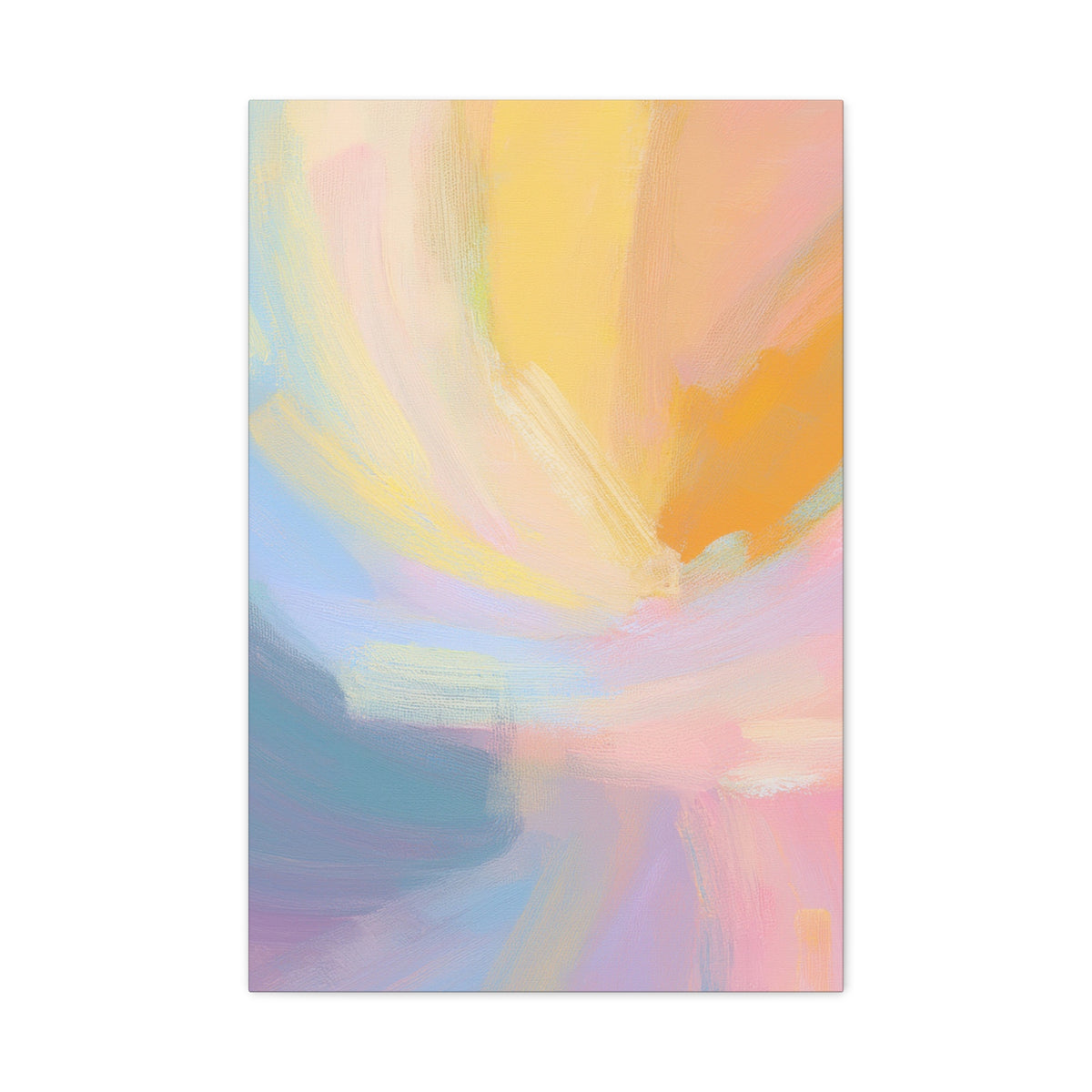 Abstract Pastel Painting Print Canvas 20x24,20x30,24x30 24x32,24x36,30x40 32x48,36x48,40x60 Pine-Wood Inner Frame ABS-95
