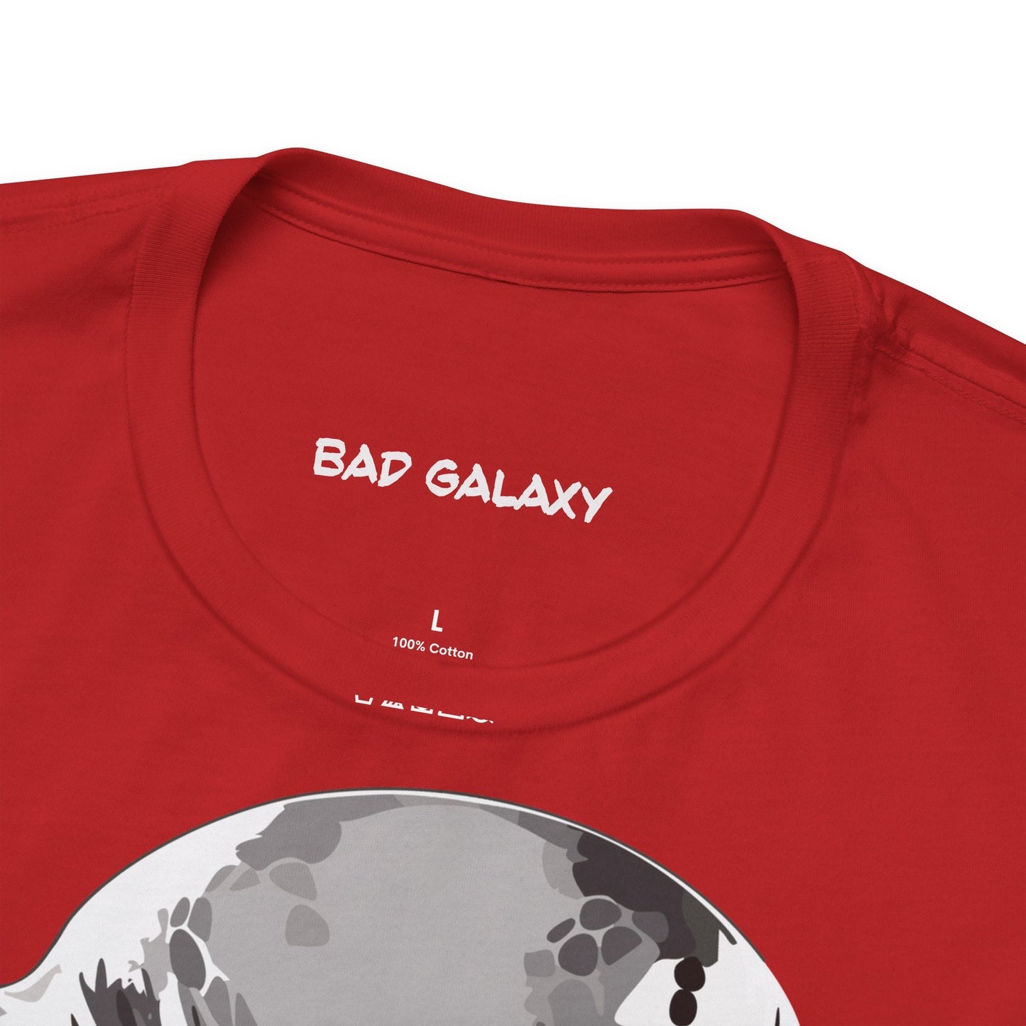 Tee Shirt With Alien From Bad Galaxy 100 Percent Cotton Made In USA Free Shipping