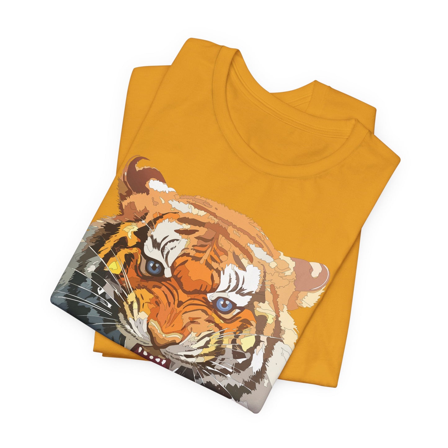 Tiger Shirt, Animal Shirt, T-Shirt with Tiger, Art Design Tee, Animal Tees, Safari T-Shirt, Graphic Design Tee 14