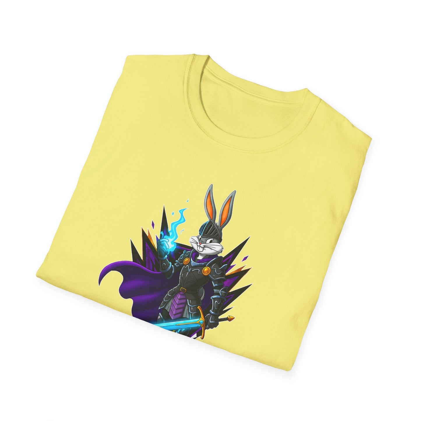 Bugs Bunny Shirt Unisex Gildan Softstyle Tee 100 Percent Cotton Cartoon Graphic Design