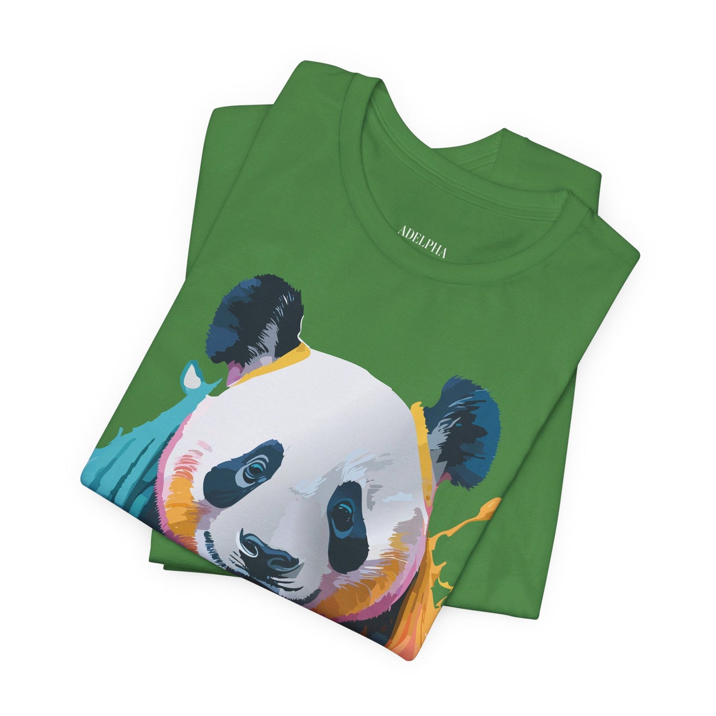 Panda Graphic T Shirt Unisex Jersey Short Sleeve Vintage Inspired Art Tee by Adelpha