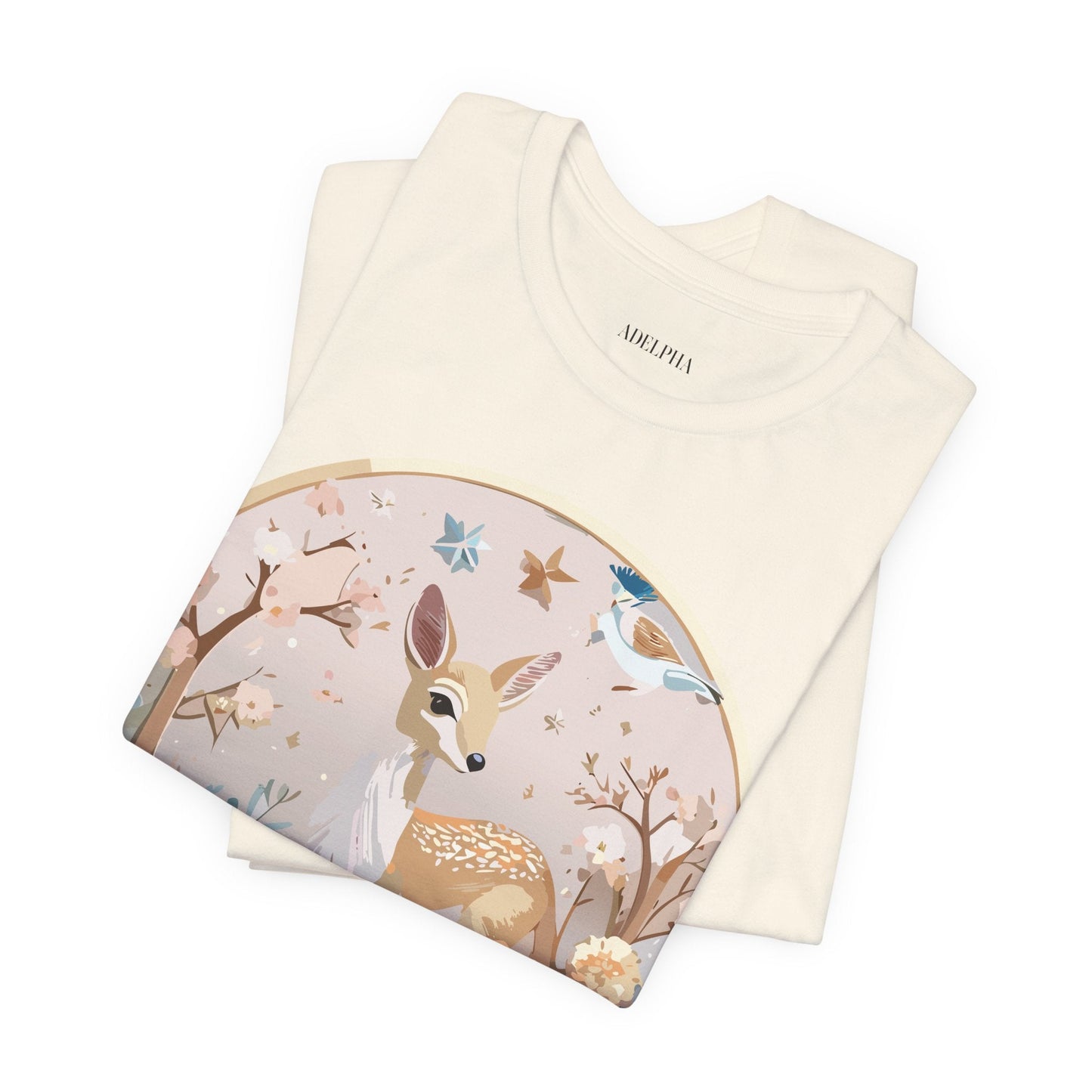 Medallion Graphic Unisex 100 Cotton Vintage Animal Medal Artwork Tee 9