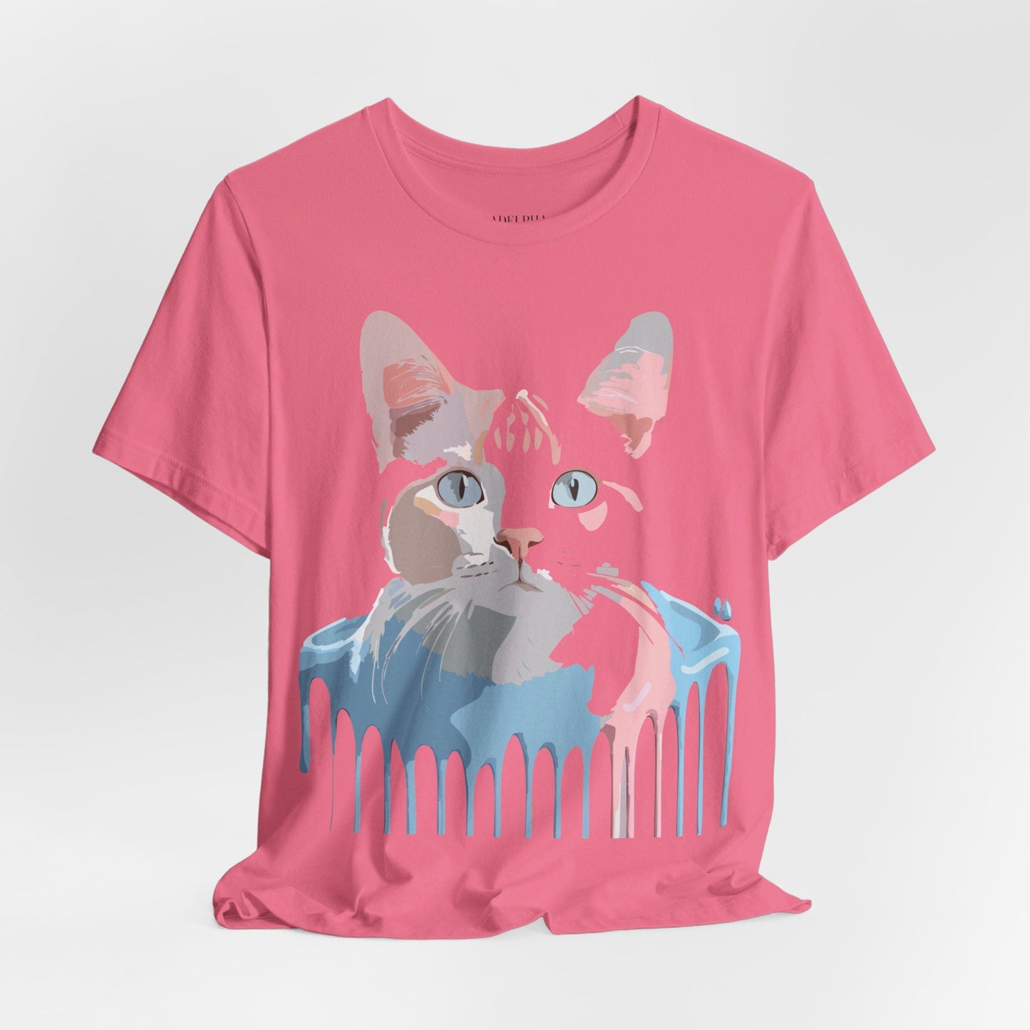 Adelpha Cat Graphic T Shirt Unisex Short Sleeve Vintage Artwork Tee
