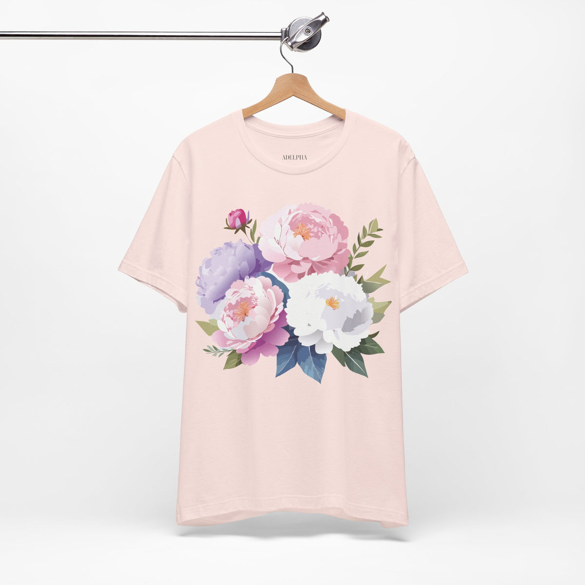 Floral Graphic Tee Shirt - Bella+Canvas Unisex 100 Cotton 37