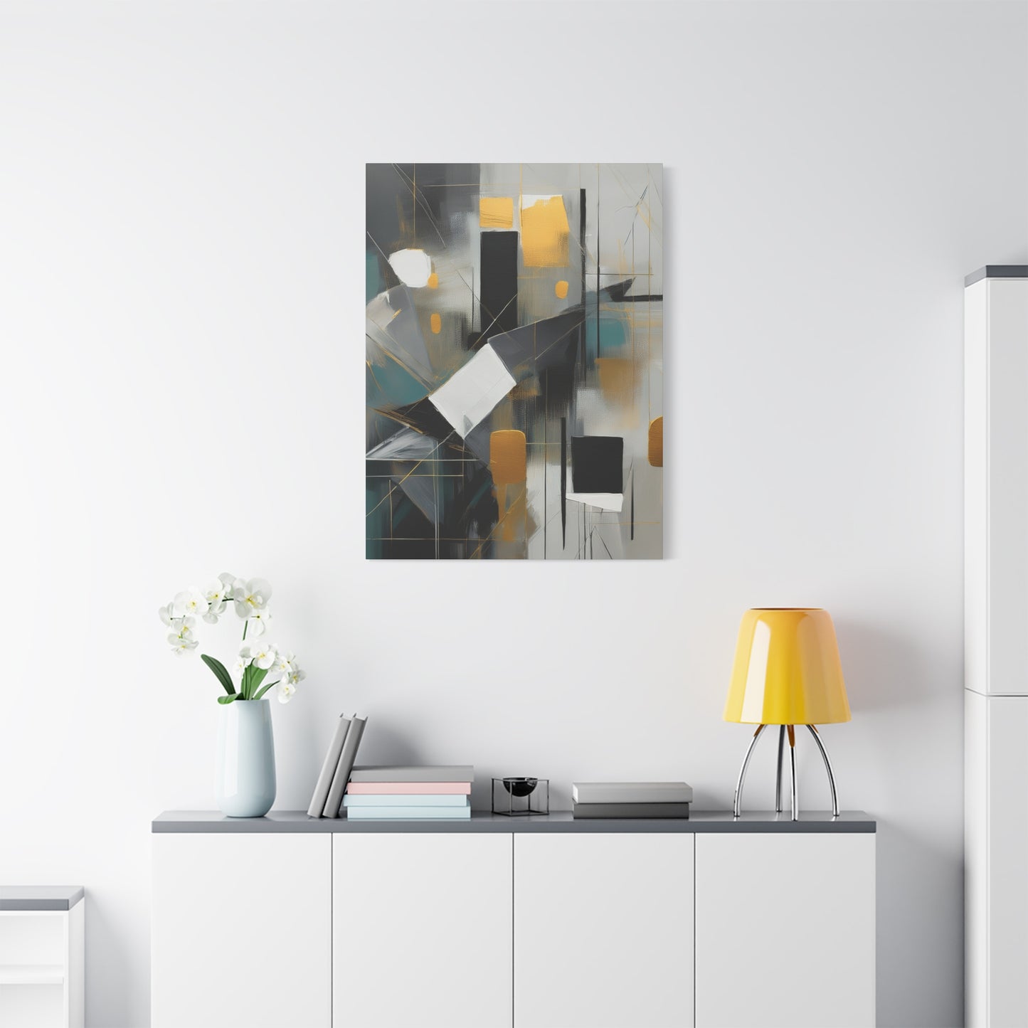 Abstract Oil Painting Print Canvas 20x24,20x30,24x30 24x32,24x36,30x40 32x48,36x48,40x60 Pine-Wood Inner Frame ABS-205