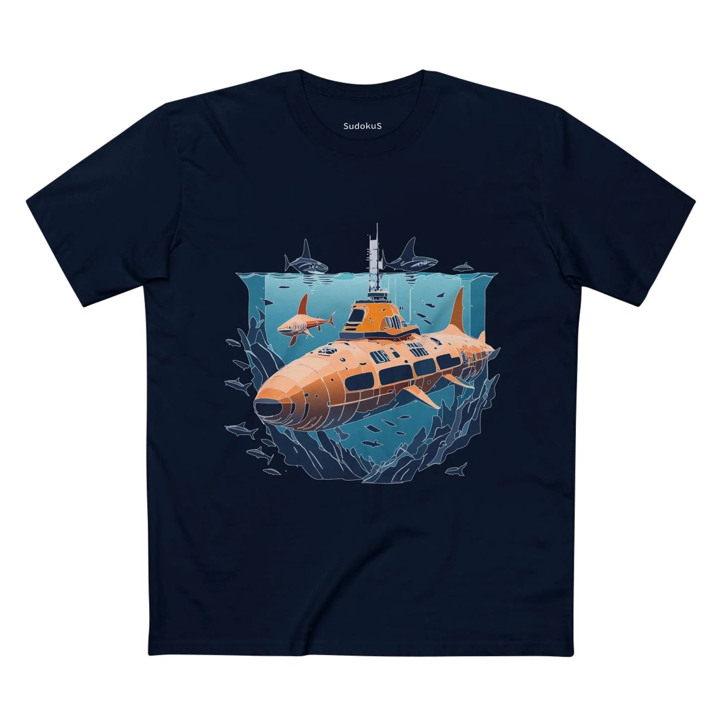 Ocean Coast Graphic Unisex 100 Cotton Staple Tee 13