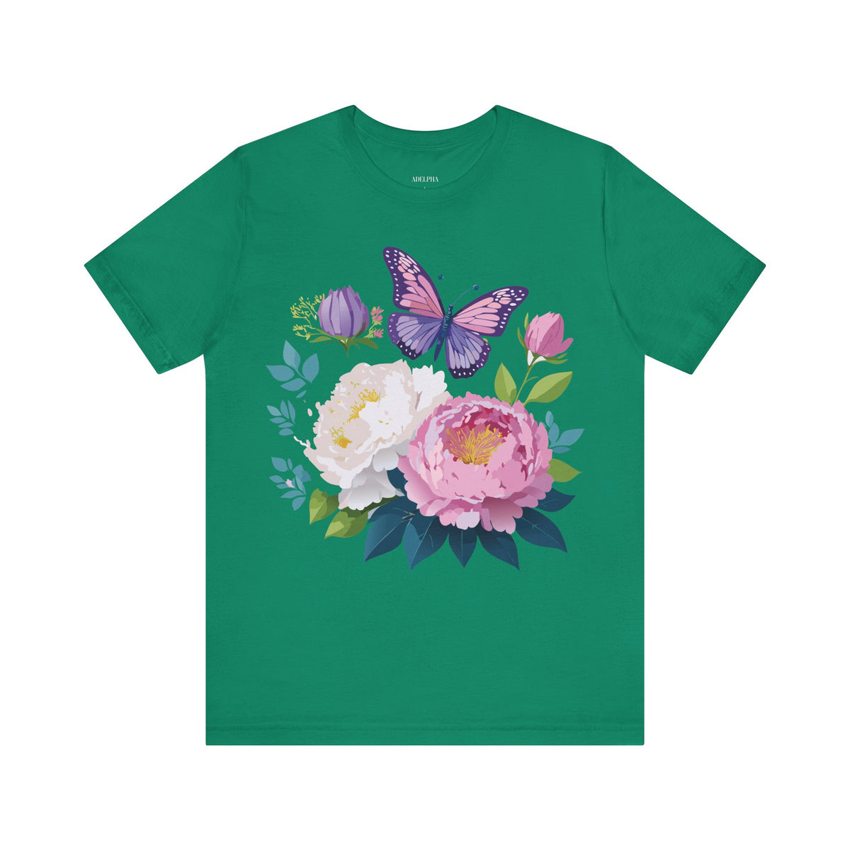 Floral Graphic Tee Shirt - Bella+Canvas Unisex 100 Cotton 35