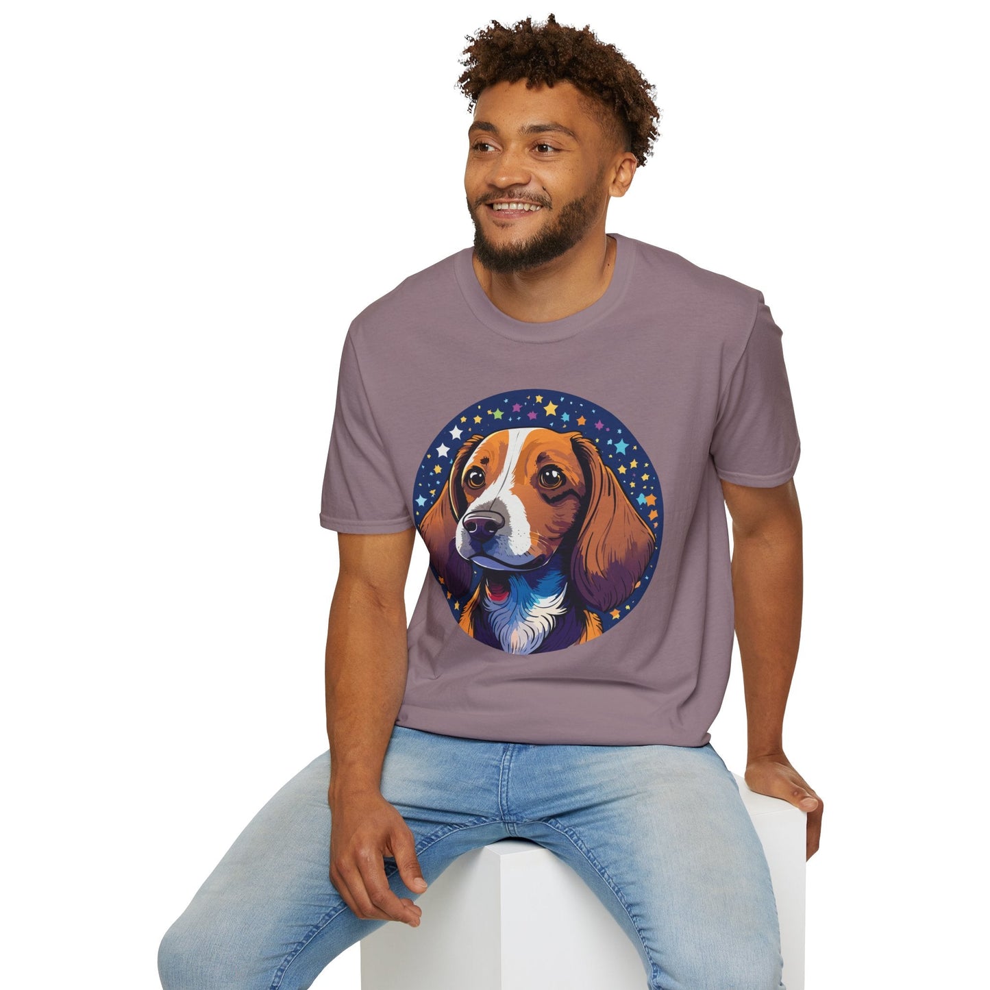 Dog Shirt Unisex Animal Tee Gildan Softstyle 64000 Short Sleeve