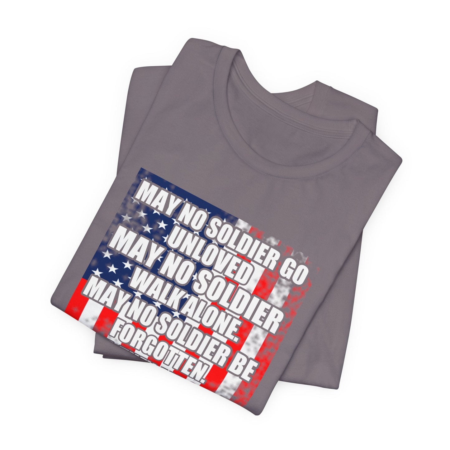 Army Veteran Patriotic Graphic Design Unisex Cotton T-Shirt v49