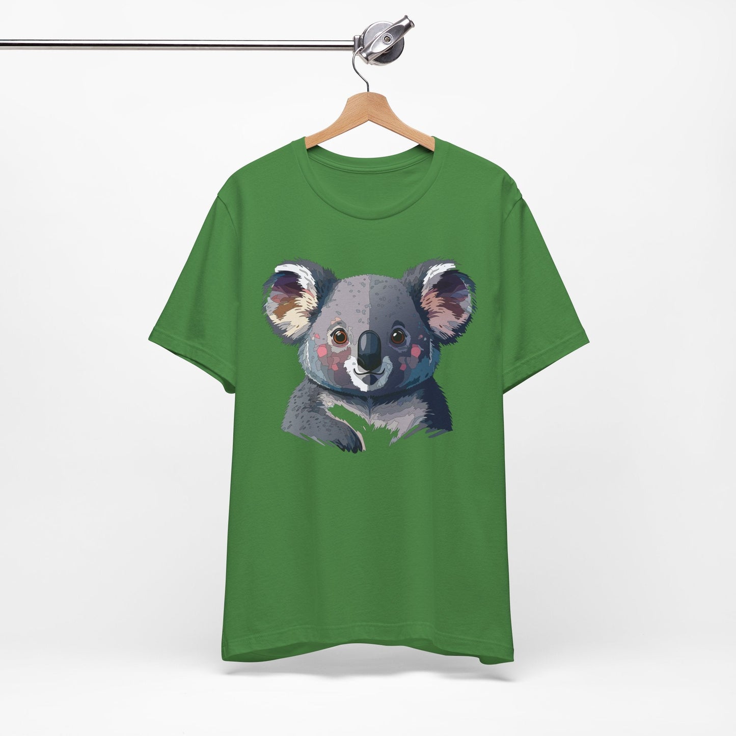 Unisex Animal Shirt With Animal Art Design Tee Wild Animals Short Sleeve Jersey Cotton