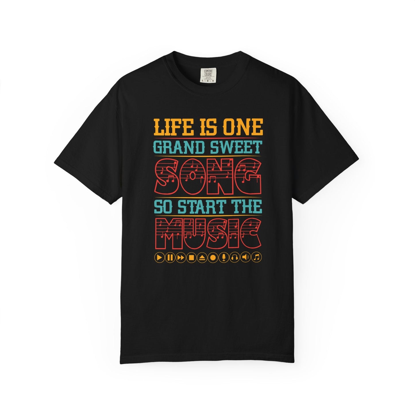 Music Graphic Design Unisex Cotton T-shirt 023