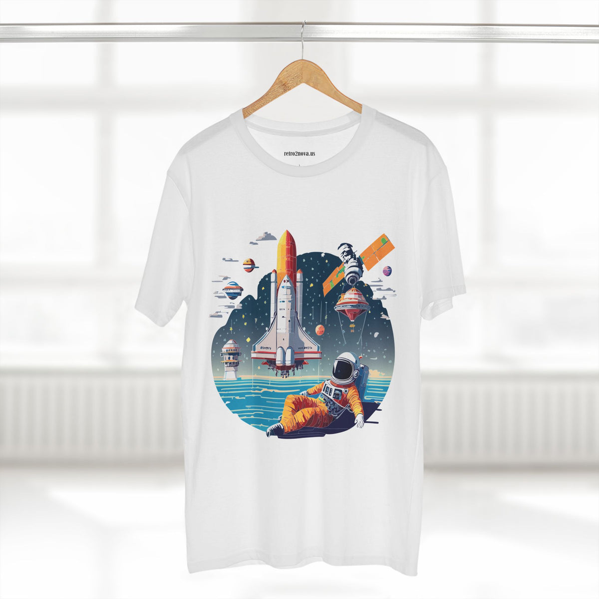 Cosmos Astronaut Graphic Tee Staple Unisex 100 Cotton Tee Shirt - CS-35