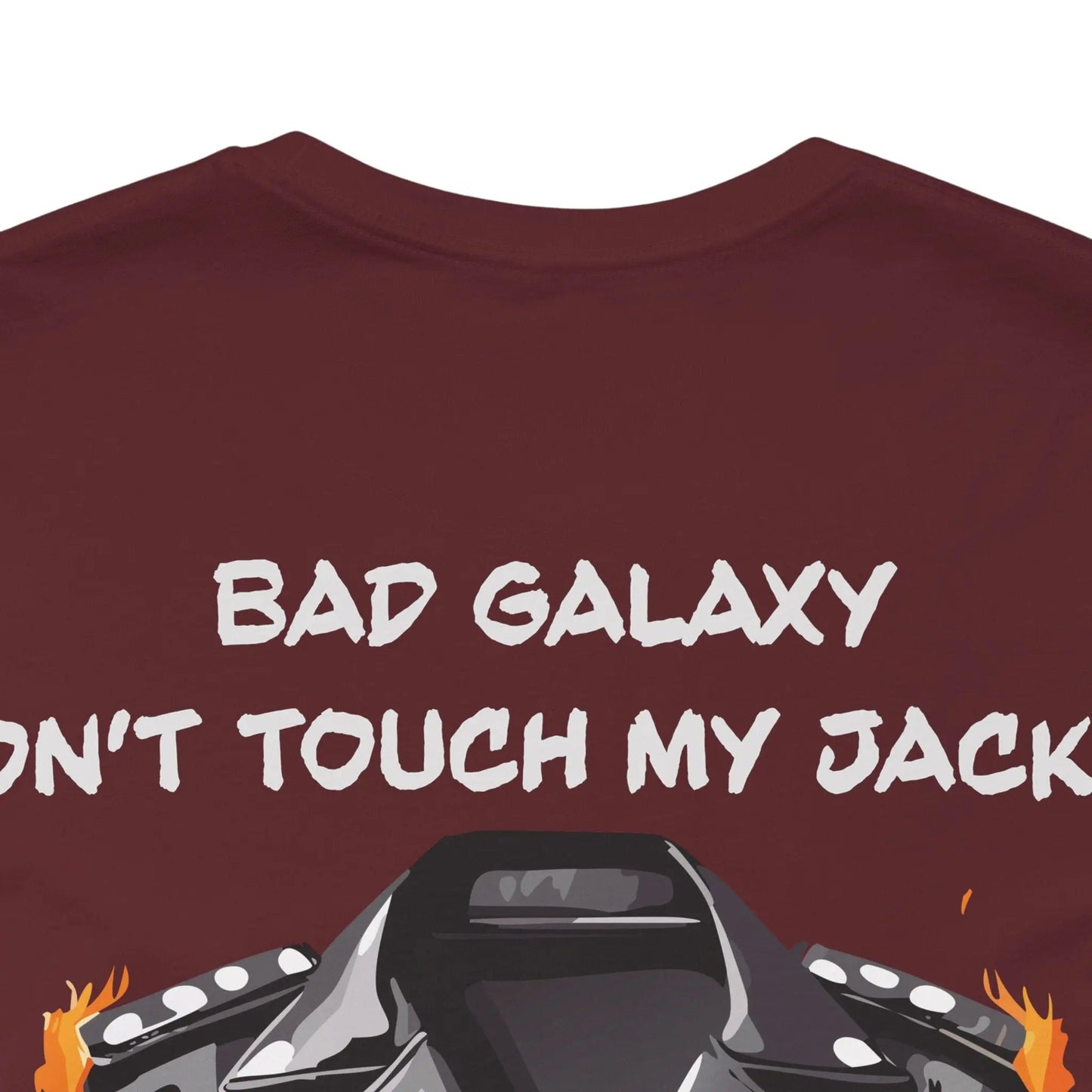 Bad Galaxy Punk Rock Tee Shirt Lightweight Fabric Made To Order 100 Percent Cotton Eco Friendly Inks