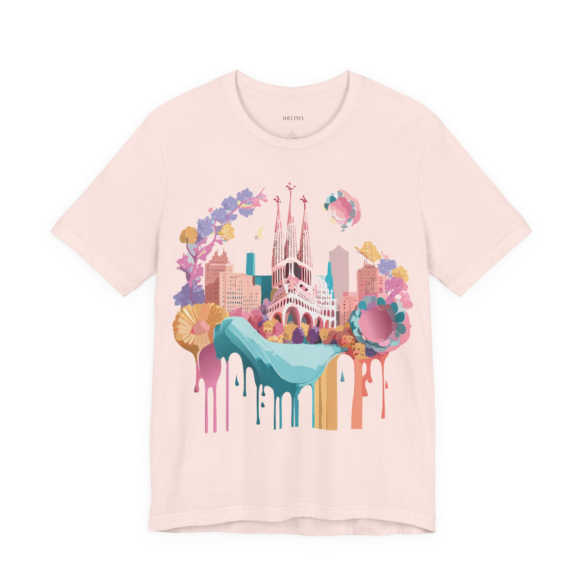 Unisex Cotton Bella+Canvas Tee with Barcelona