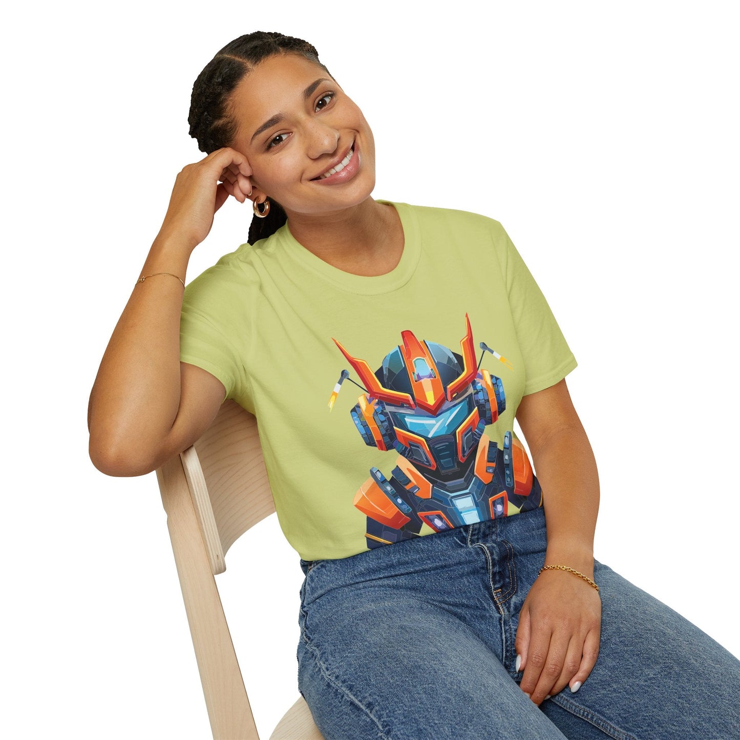 Cyborg Tee Unisex Robot Shirt Terminator Style 100 Percent Ring Spun Cotton Short Sleeve