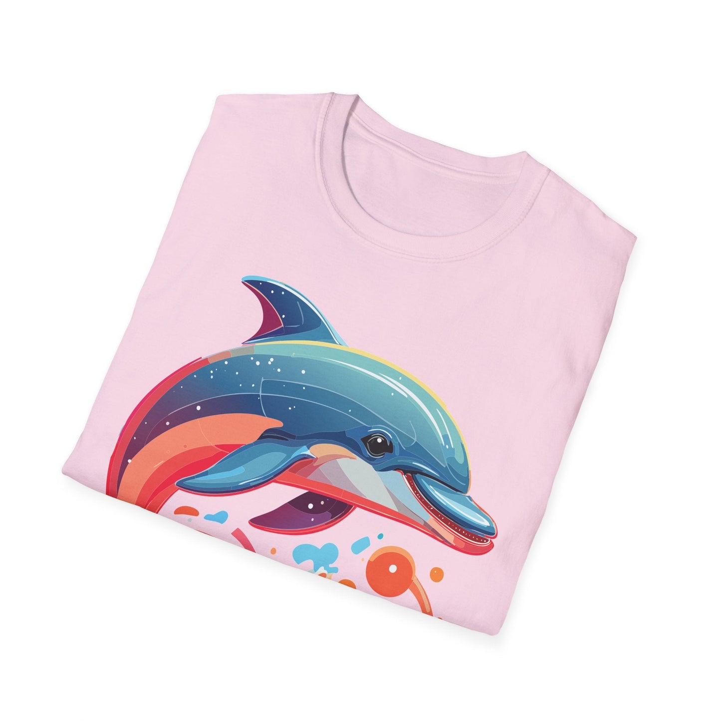 Gildan Softstyle Dolphin Shirt Unisex Short Sleeve Tee 100 Percent Ring Spun Cotton Comfortable Wear