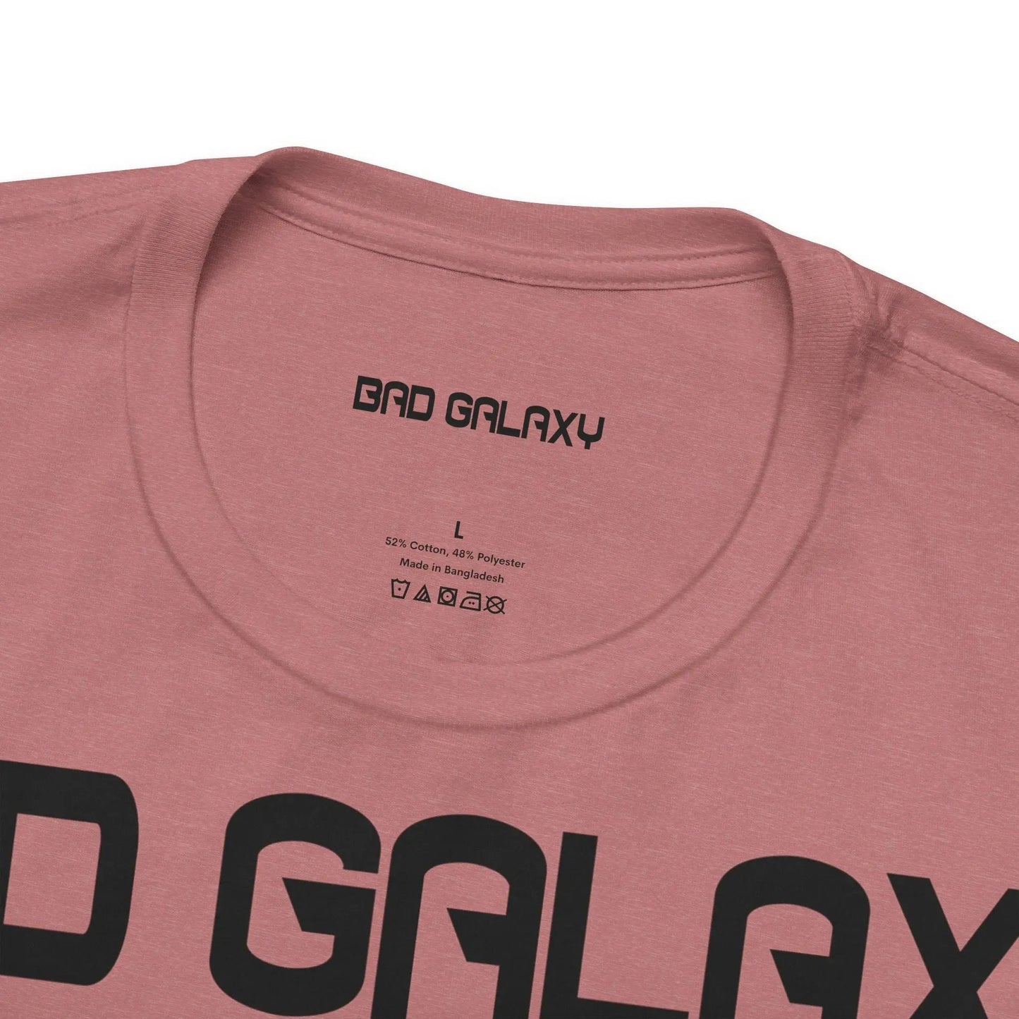 Bad Galaxy Alien Graphic Tee Shirt 100 Percent Cotton Lightweight Eco Friendly Wear