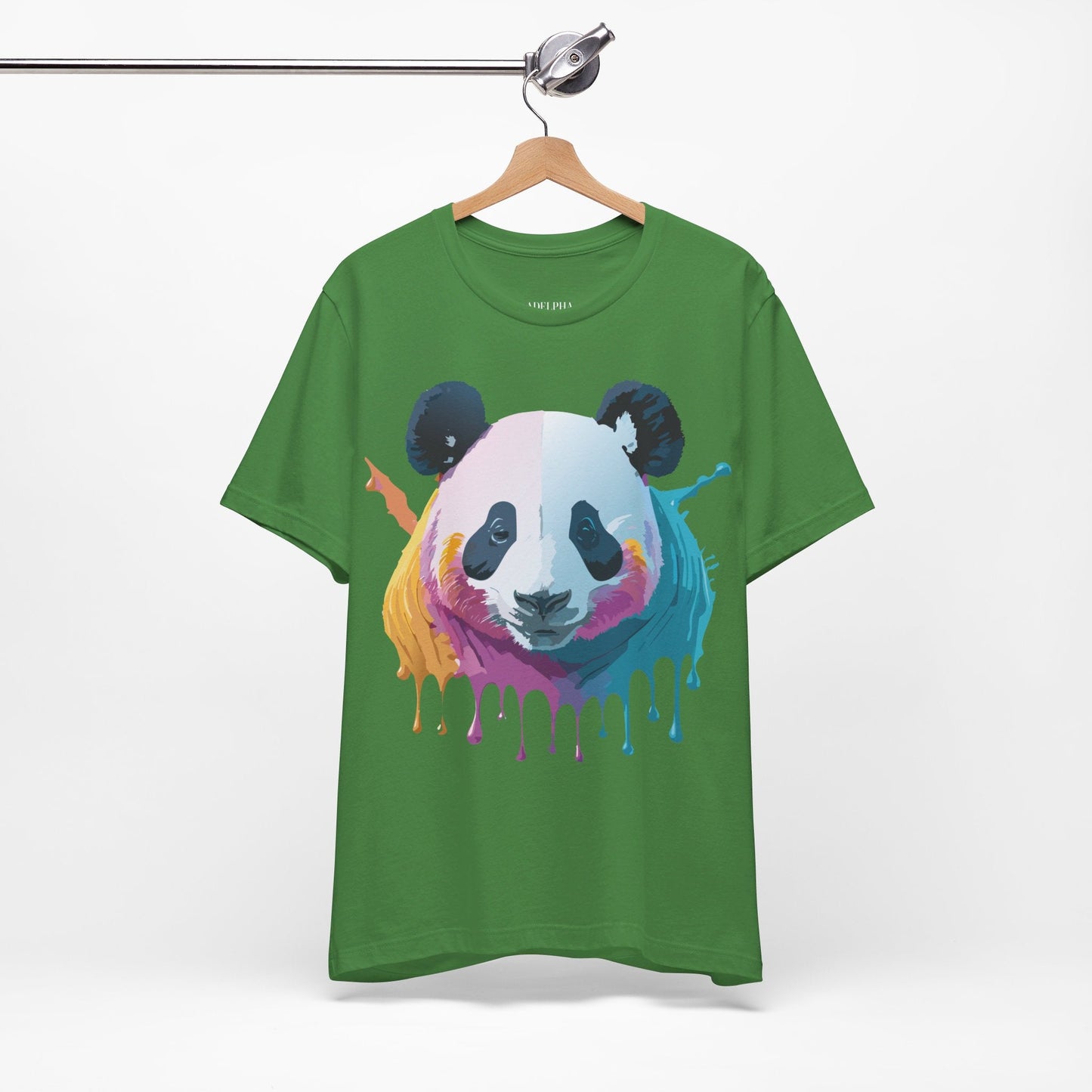 Adelpha Panda Graphic Tee Unisex Vintage Inspired Art Design Short Sleeve Shirt Edition