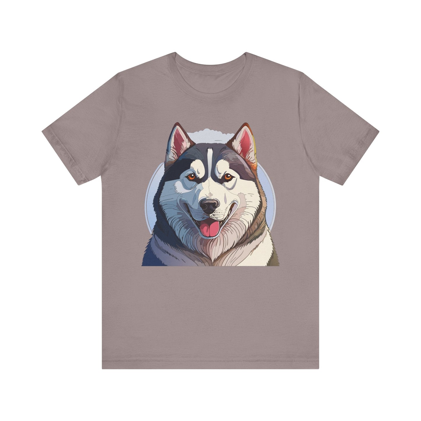 Unisex Animal Shirt Art Design Tee With Wild Animals Graphic Print Short Sleeve Style