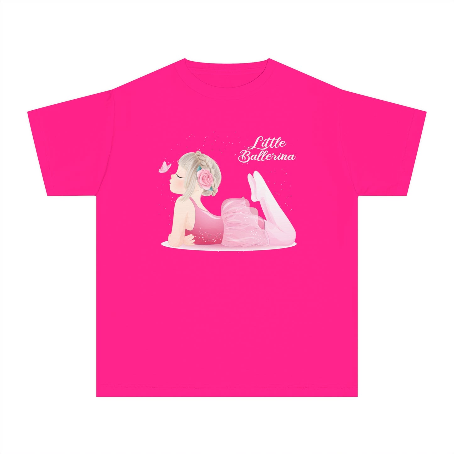 Youth Tee Shirt with Little Ballerina