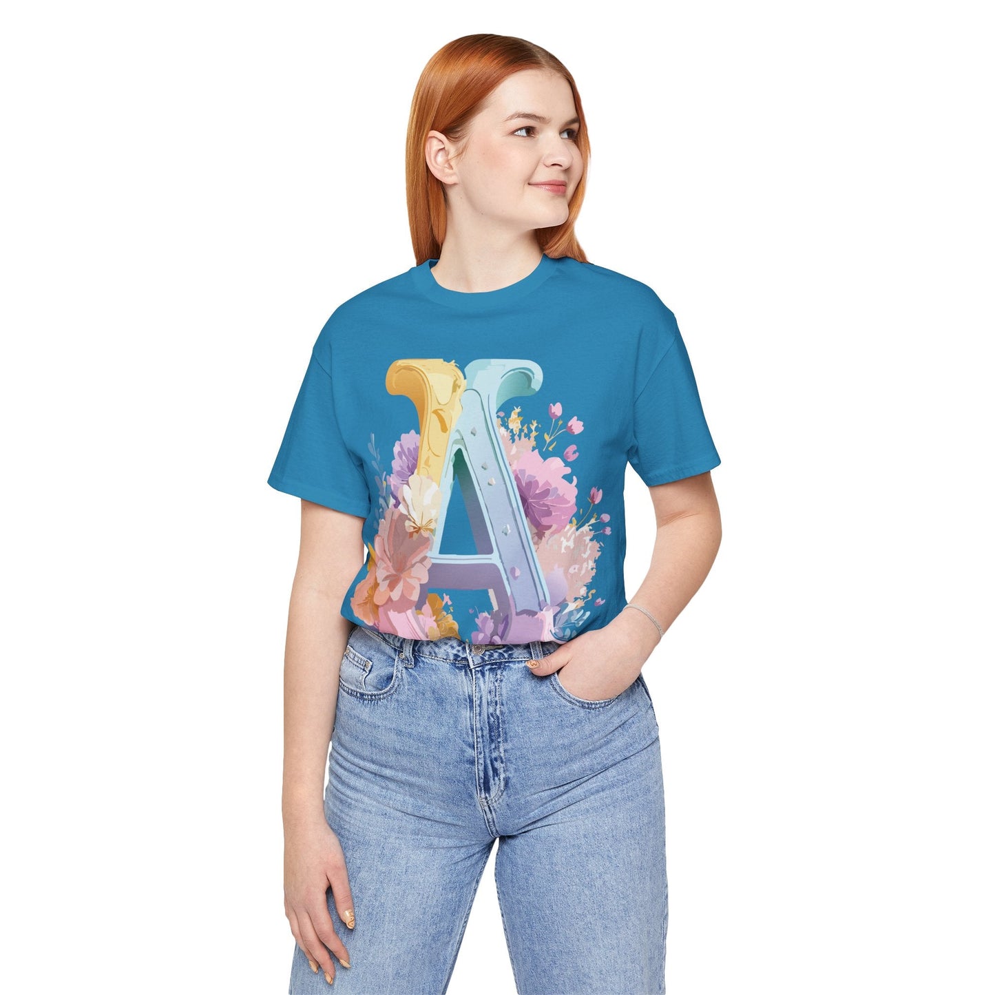 Letter A Shirt Unisex Graphic Tee With Vintage Inspired Adelpha Artwork For Everyday Wear