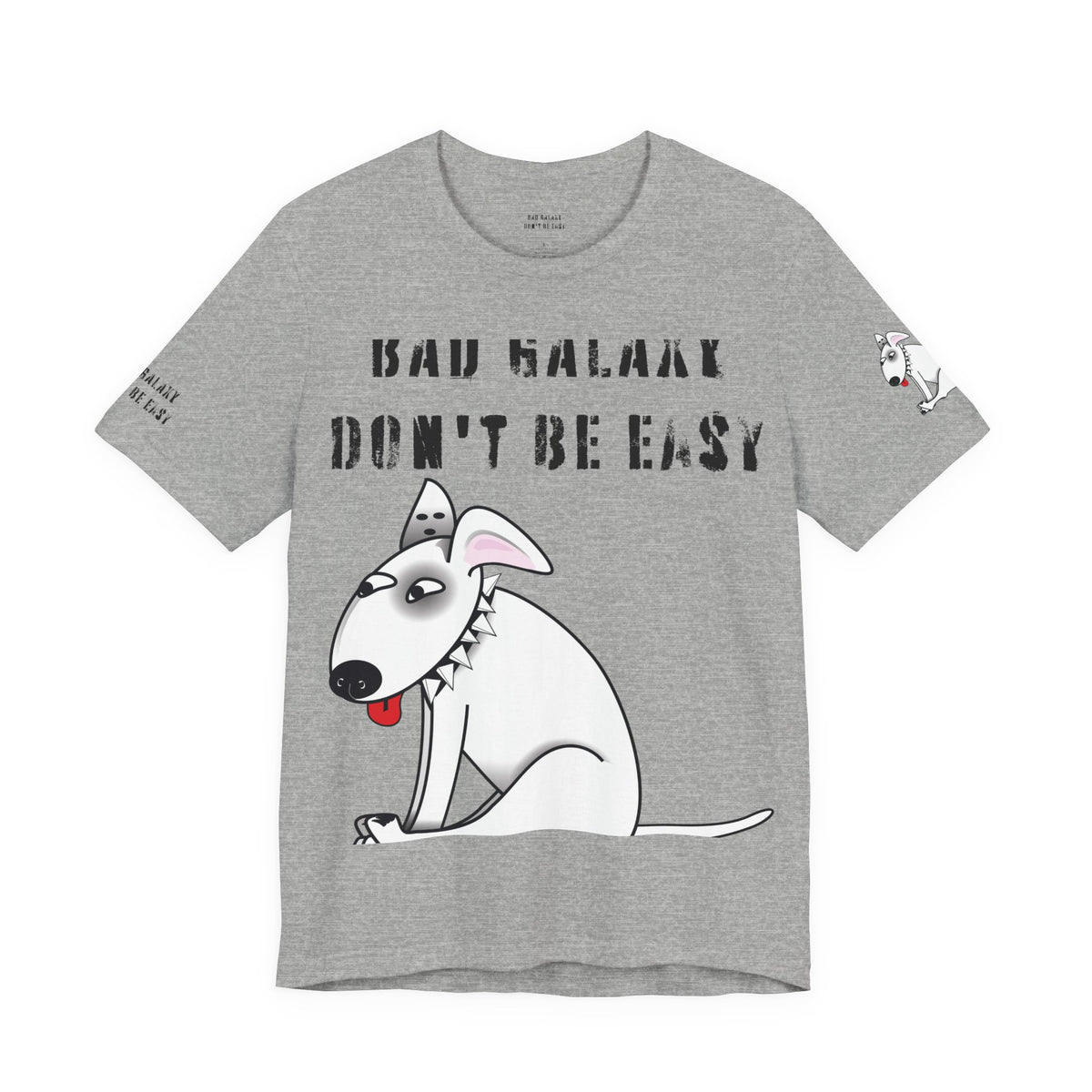 Funny Dog Graphic Unisex Cotton Bella+Canvas Tee with Art Design b86