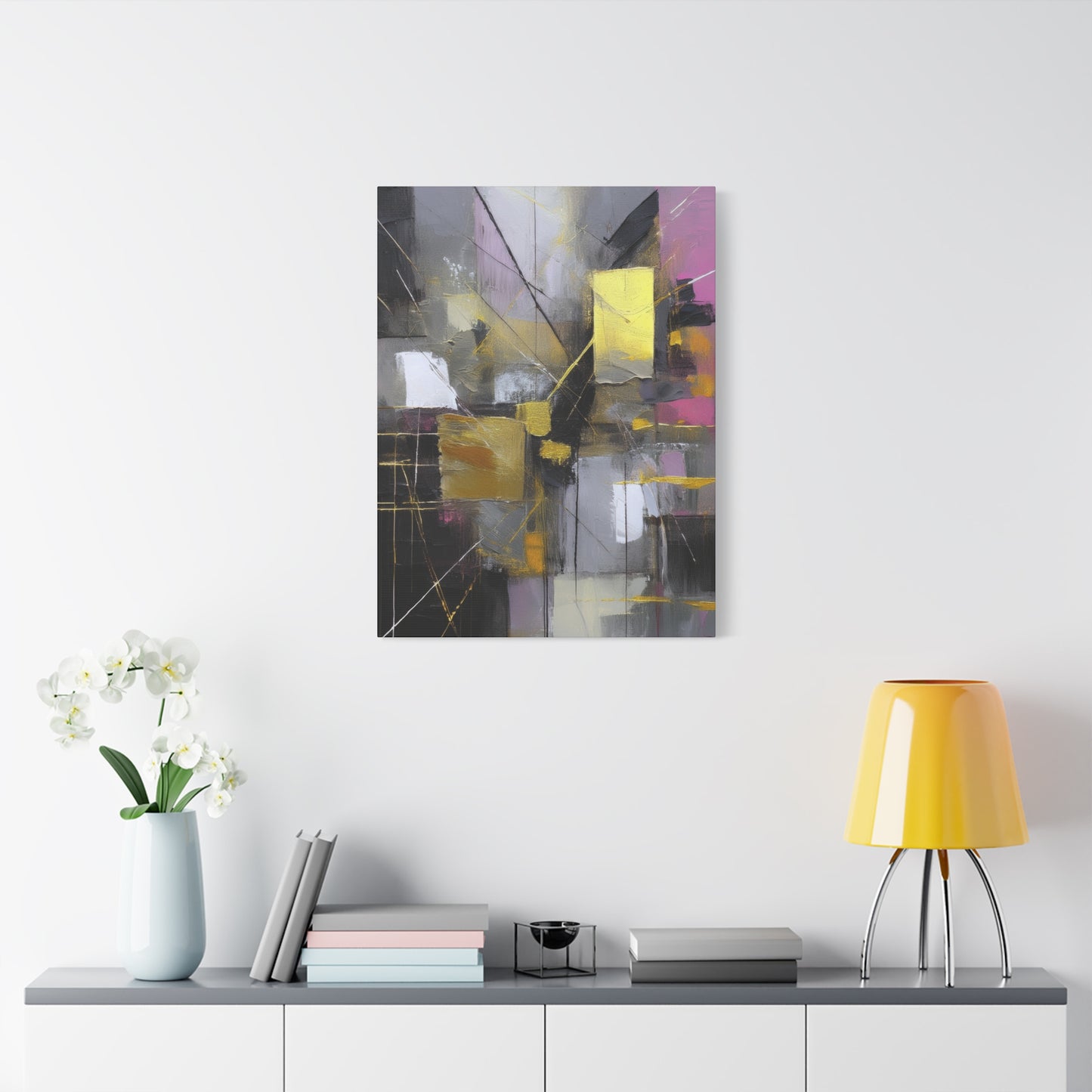 Abstract Oil Painting Print Canvas 20x24,20x30,24x30 24x32,24x36,30x40 32x48,36x48,40x60 Pine-Wood Inner Frame ABS-214